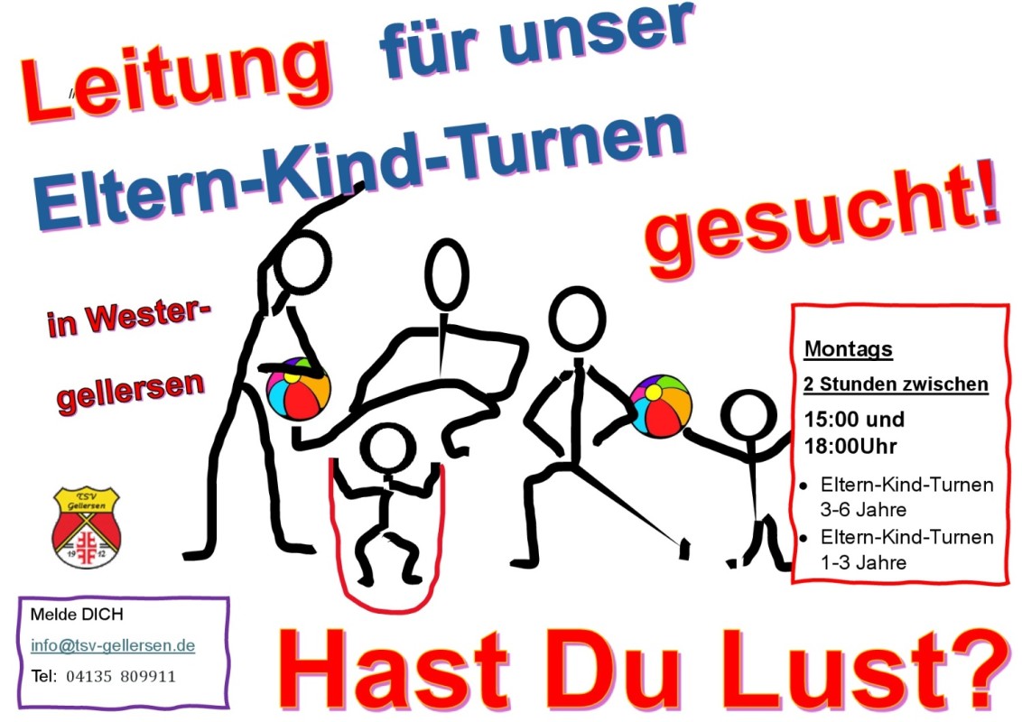 Dringend Übungsleiter/in für unser Eltern-Kind-Turnen ... Image 1