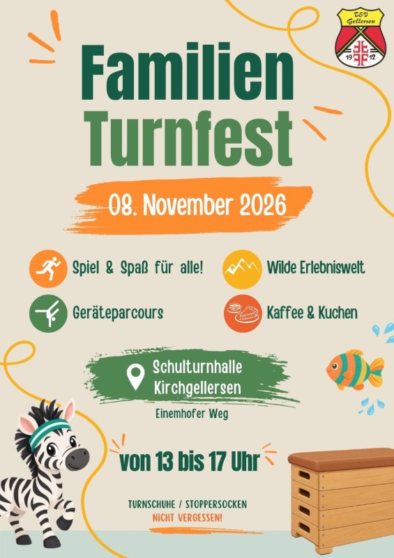 Familienturnfest am 08. November - seid dabei! Image 1