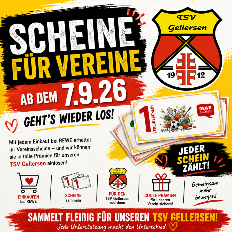Scheine für Vereine ist wieder zurück! Image 1